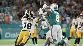 Players lament ‘penalties, penalties, pre-snap penalties’ taken in Miami Gardens, Fla. (Steelers). Photo by GETTY